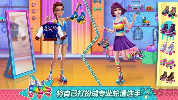 轮滑女孩无限金币版下载,轮滑女孩,儿童游戏,模拟游戏